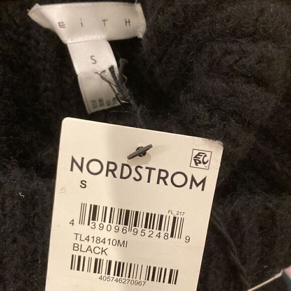 Leith Alpaca Blend Pullover Dolman Sleeve Ribbed Knit Turtleneck Sweater - Picture 6 of 8